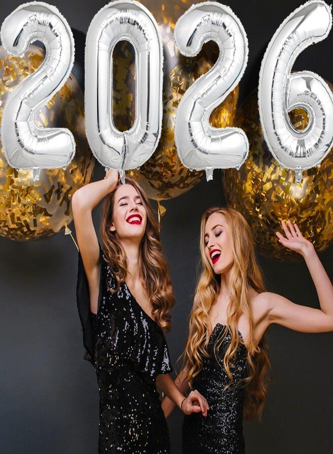 KHC-KHF 2026-Balloon Number-Balloon 2026 40in Large Foil Balloons New Year Party Graduation Birthday Wedding Anniversary Holiday Celebration Decoration Supply - Image 5